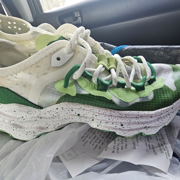 Sorel Alfred Kinetic Breakthru Tech Lace Zapatilla para mujer Verde Talla 5 - Picture 4 of 10